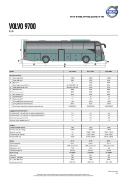 VolVO 9700 - Volvo Buses