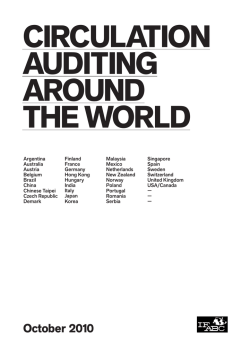 Circulation Auditing Around the World