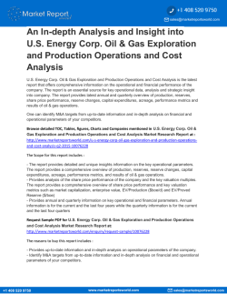U.S. ENERGY CORP. OIL & GAS EXPLORATION AND PRODUCTION OPERATIONS AND COST ANALYSIS - Q2, 2015