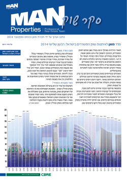 מדד מאן לאיתנות שוק המשרדים בישראל: רבעון שלישי 2014