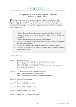Sucot II en pdf
