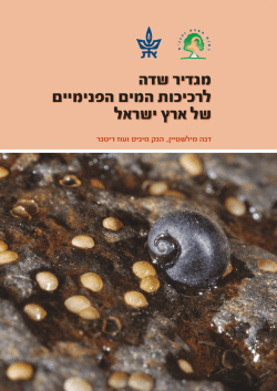 מגדיר שדה לרכיכות המים הפנימיים של ארץ ישראל - אוספי הטבע