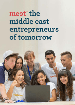 the middle east entrepreneurs of tomorrow - MEET