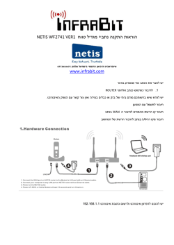 הוראות הפעלה לנתב netis wf-2741