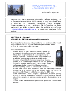 PDF datoteka - Kompas Telekomunikacije d.o.o.