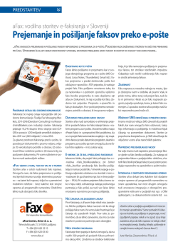 aFax: faksiranje preko e