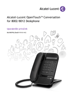 Alcatel-Lucent OpenTouch™ Conversation for 8002