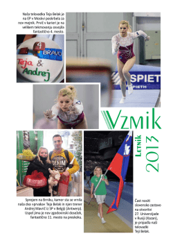 Letnik 2013 - Gimnastično društvo Zelena jama