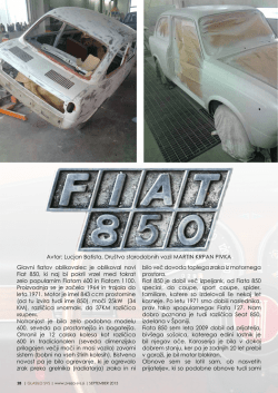 Fiat 850, september 2013 - društvo starodobnih vozil martin krpan