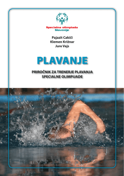 Plavalni priročnik - Specialna olimpiada Slovenije