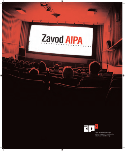 Brošura Zavoda AIPA