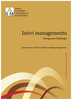 Oktober 2011 - Društvo slovenska akademija za management