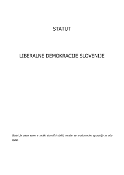 Statut LDS 2013
