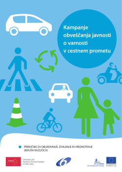 Kampanje obveščanja javnosti o varnosti v cestnem prometu