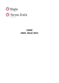 CENIK ZIMA 2014/ 2015