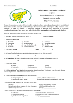 Anketa SVZ 2014 (PDF) - SVZ Slovensko društvo za kulturo vrtov in
