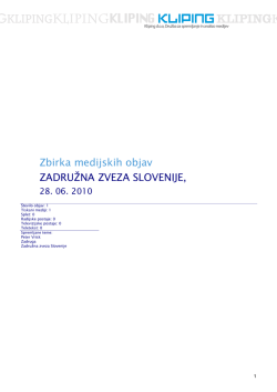 junij 2010 - Mensa Slovenija