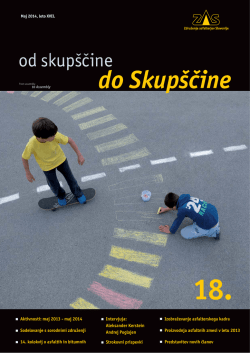 Bilten 18 2014 - ZAS - Združenje asfalterjev Slovenije
