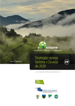 Strategija turizma v Zasavju - Regionalni center za razvoj Zasavje