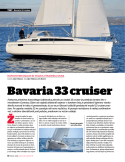 Bavaria 33 cruiser