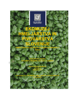 ekomuzej hmeljarstva in pivovarstva slovenije