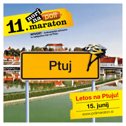 Brošura – 11. Poli maraton - SVIZ OO Ljubljane in okolice