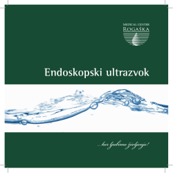 Endoskopski ultrazvok - Medical center Rogaška