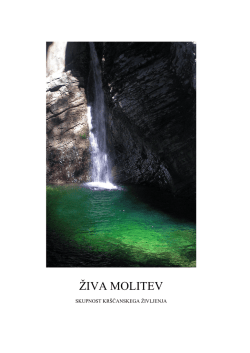 ŽIVA MOLITEV - Slovenska skupnost krščanskega življenja