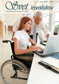 Glasilo Svet invalidov - 2. številka