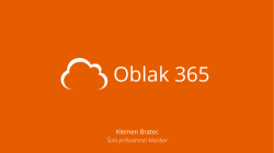 Uvod Oblak 365