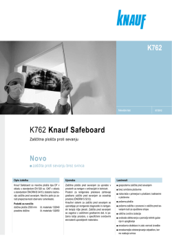 K762 Knauf Safeboard