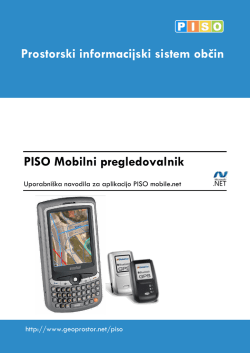 Prostorski informacijski sistem občin PISO Mobilni pregledovalnik