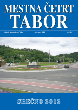 Glasilo št. 07-2011 - Mestna občina Maribor