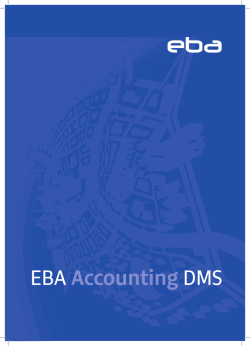 EBA Accounting DMS - EBA, doo, Ljubljana