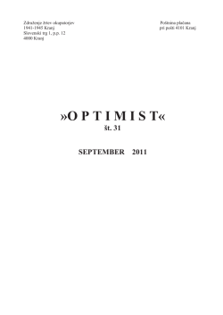 Optimist 31.pdf - združenje žrtev okupatorjev 1941