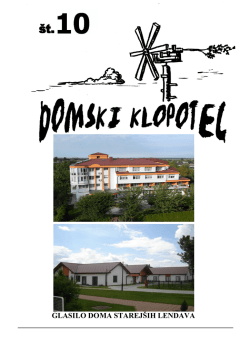 Domski klopotec 10 - slovenski