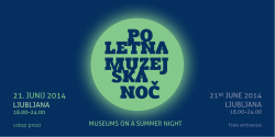 21. JUNIJ 2014 - Tehniški muzej Slovenije