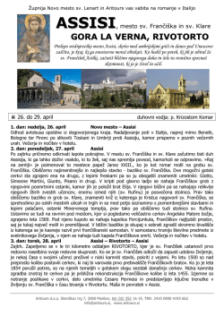 ROMANJE v Assisi