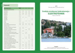 Zgibanka Elektrotehnik.pdf - Gimnazija, elektro in pomorska šola Piran