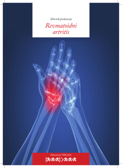 zdravstveni tim – revmatoidni artritis-zbornik predavanj