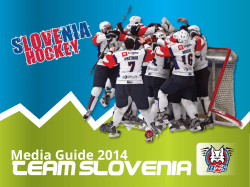 Bilten / Media guide - Hokejska zveza Slovenije