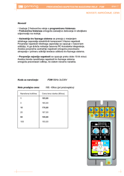 Frekvenčno-napetostni nadzorni rele F3W katalog(.pdf)