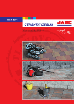 v formatu PDF - Cementni izdelki Jarc