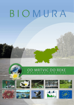 Knjižica Ekološka učna pot BioMura