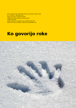 št. 15 Letnik VI. December 2012 - Zavod Združenje tolmačev za