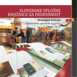 slovenske splošne knjižnice za prihodnost