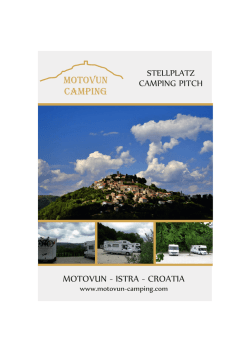 PDF-Broschüre - Motovun Camping