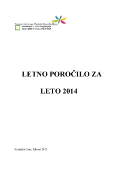 Letno pročilo 2014-ravnatelj.pdf - Osnovna šola Josipa Vandota