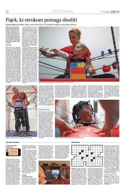 Pajek, ki otrokom pomaga shoditi