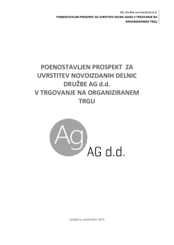 Prospekt - Agrogorica d.d.